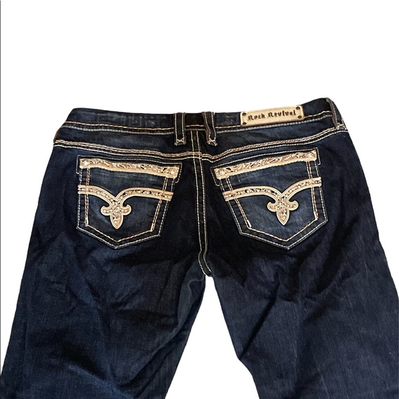 Denim Bling Rhinestone Easy Boot Jeans 